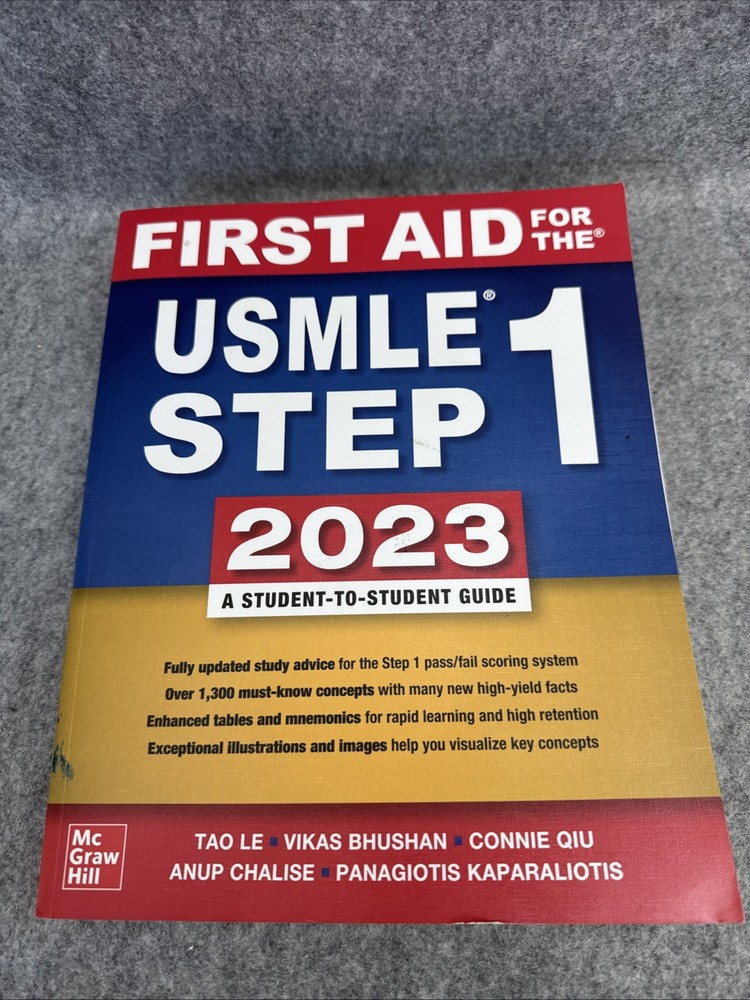 First Aid for the USMLE Step 1 2023 by Vikas Bhushan, Tao Le, Panagiotis...