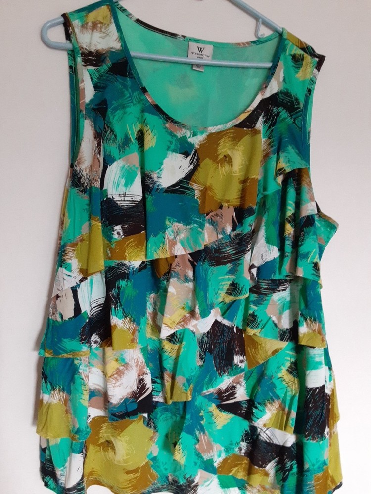 Worthington Womens Sleeveless Top Size 2x