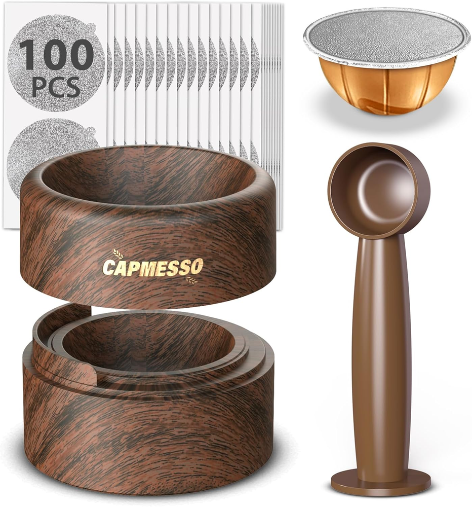 Reusable Vertuo Pod Refill Kit for Nespresso: Reusable Vertuo Capsule for Nespre