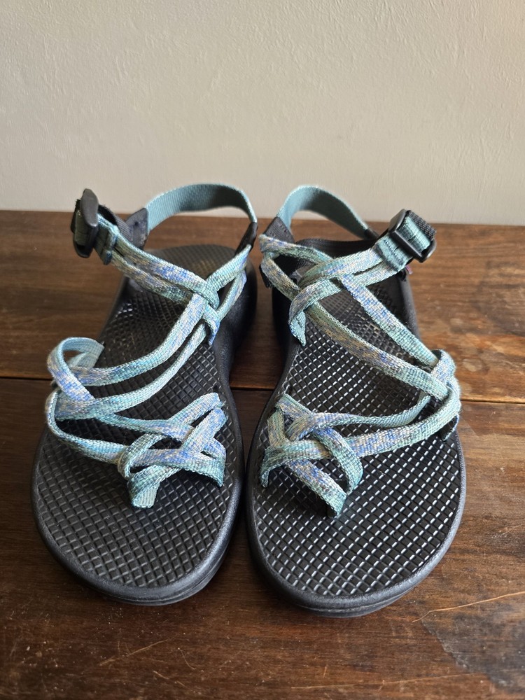 Women's Chaco US National Park Sport Sandals Multicolor Dual Straps Size 8