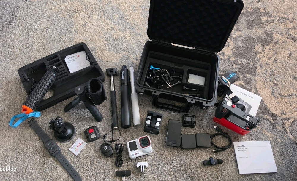 Insta360 Ace Pro 2 Xplorer Bundle 8K Waterproof Action Camera with Dual Battery-image