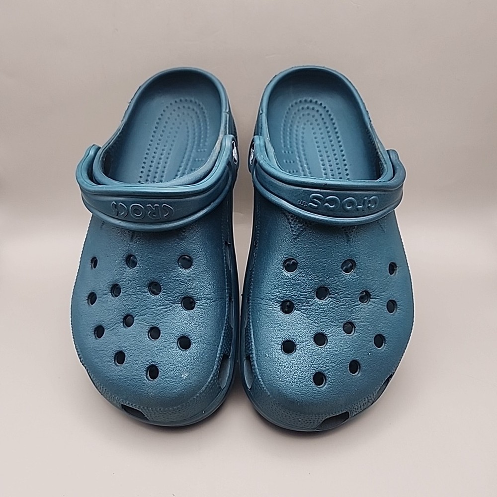 Vintage Crocs Classic DarkGreen Clog Shoes Men's Sz W8-9 M6-7 Boulder Colorado