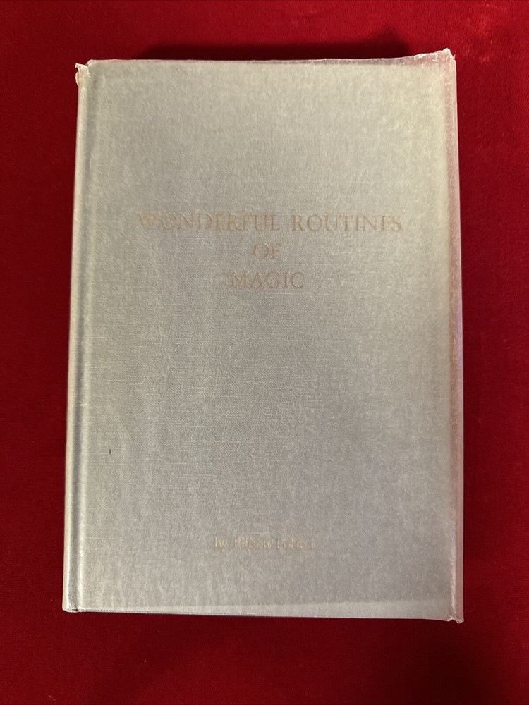 Autographed Ellison Poland Wonderful Routines of Magic!! RARE ITEM