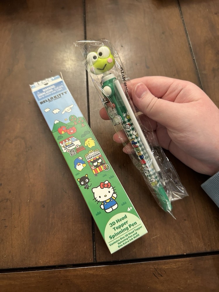 Sanrio Collectible: Keroppi Pen - Extra Ink Refill - OPEN - New