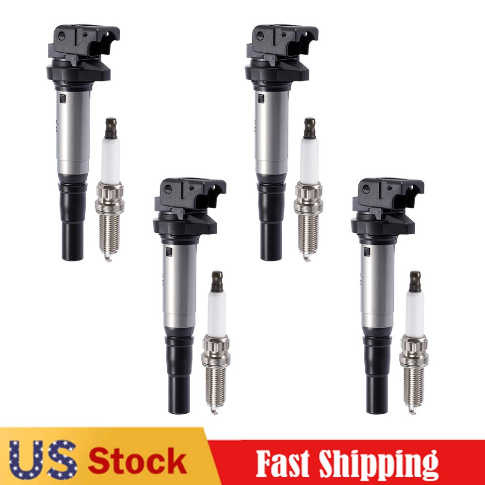 4x 12137575010 Ignition Coil Spark Plug For Mini Cooper Countryman Paceman 1.6L