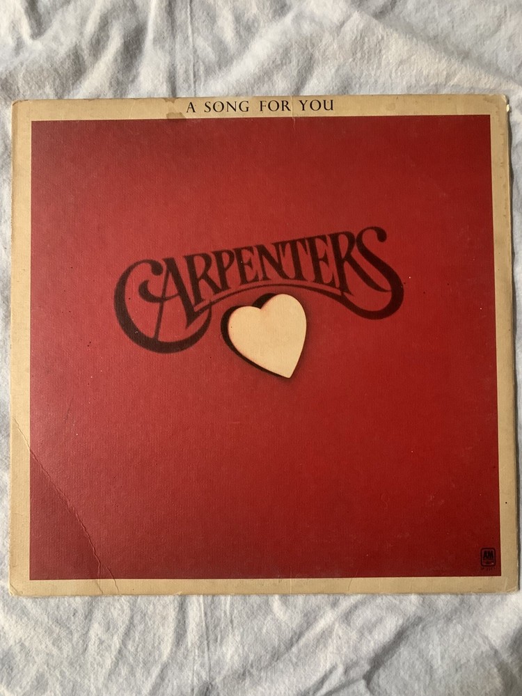 Carpenters – A Song For You A&M Records – 1972 LP Vinyl Record VG+