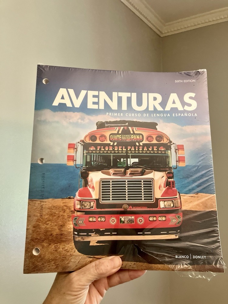 NEW - Aventuras, 6th Edition Primer Curso de Lengua Española, Blanco | Donley