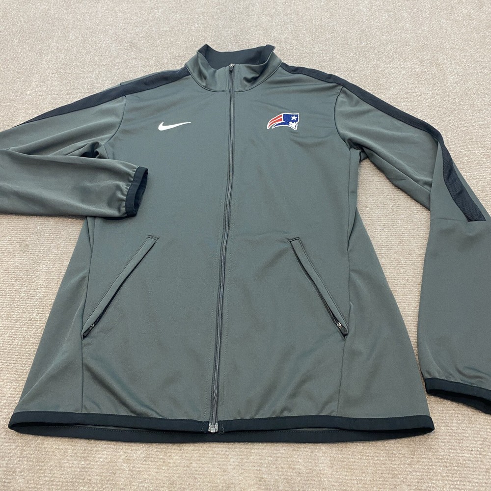 New England Patriots Jacket Nike Womens Small Full Zip Lightweight Dri Fit