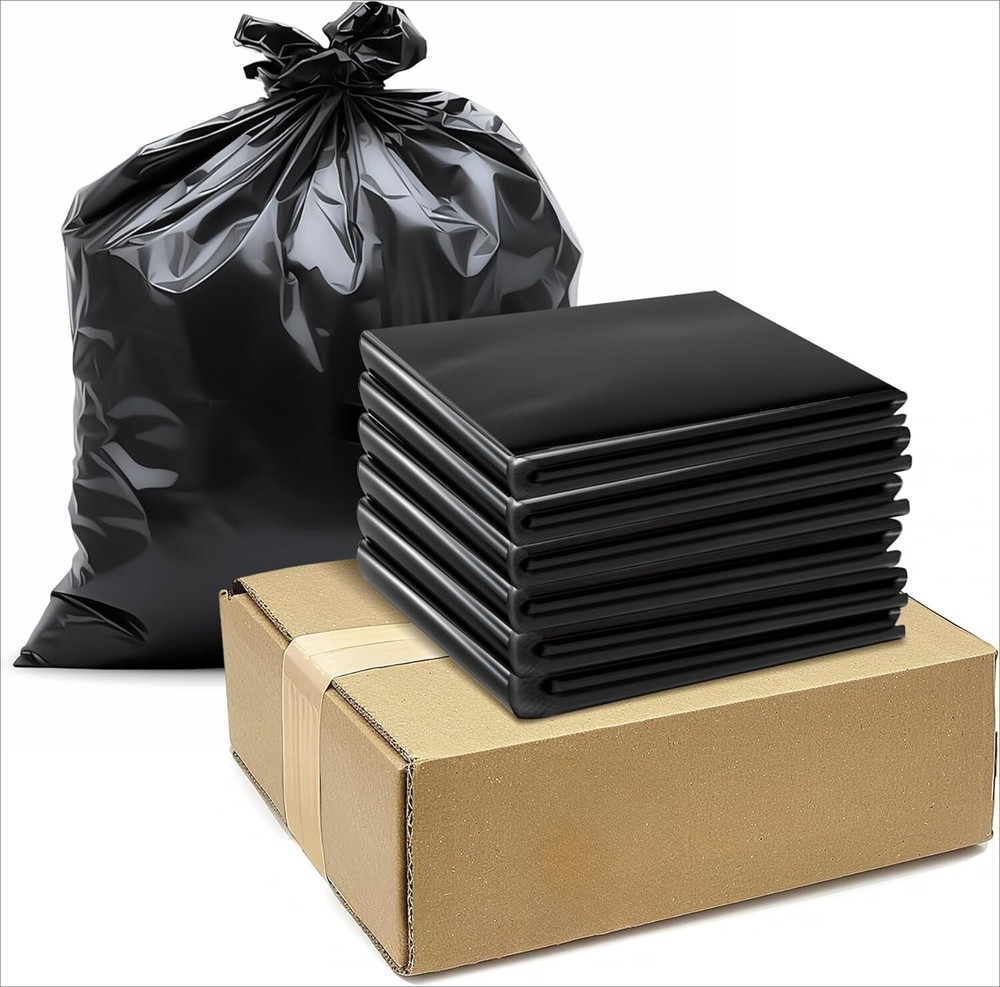 55-60 Gallons Large Trash can bags Heavy duty|75 packs|38 * 56|2.5 mils