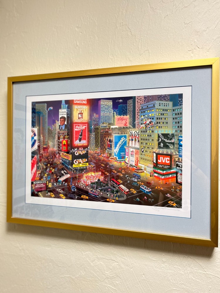 Alexander Chen, An Evening in Time Square, (788/2250) Authenticated and Signed