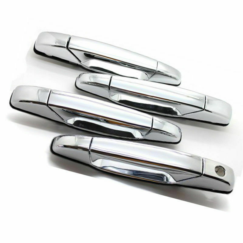 Chrome Outer Outside Exterior Door Handles for 07-13 Chevy Pickup Truck H22 IN