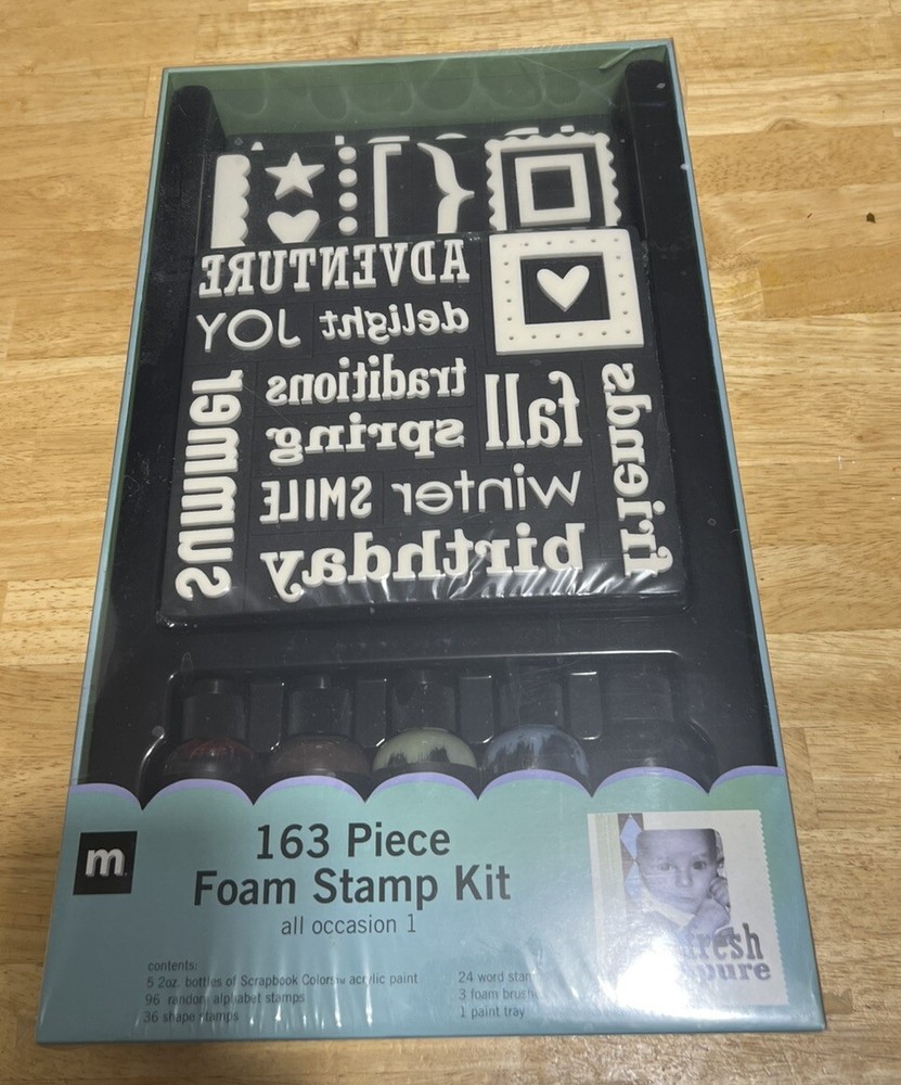 163 Piece Foam Stamping Kit