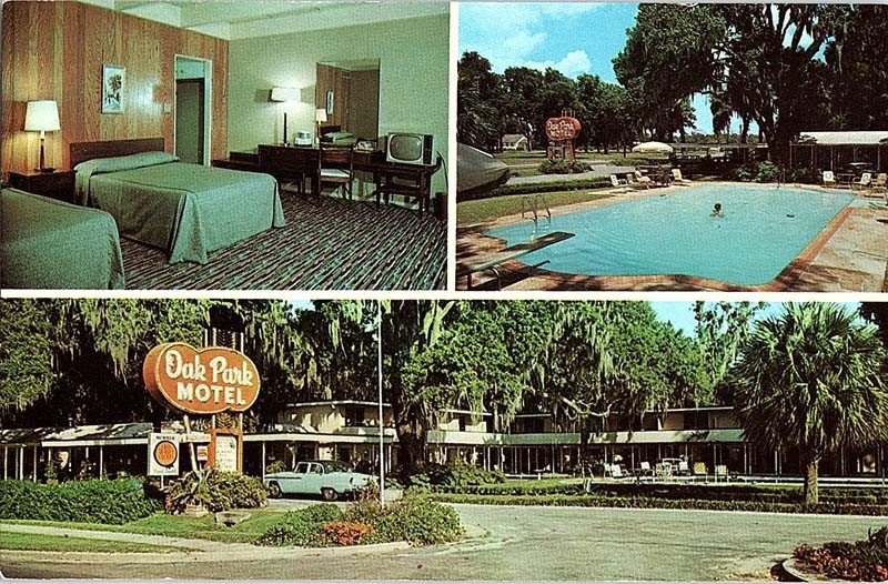 Postcard MOTEL SCENE Brunswick Georgia GA m/09 AJ0175
