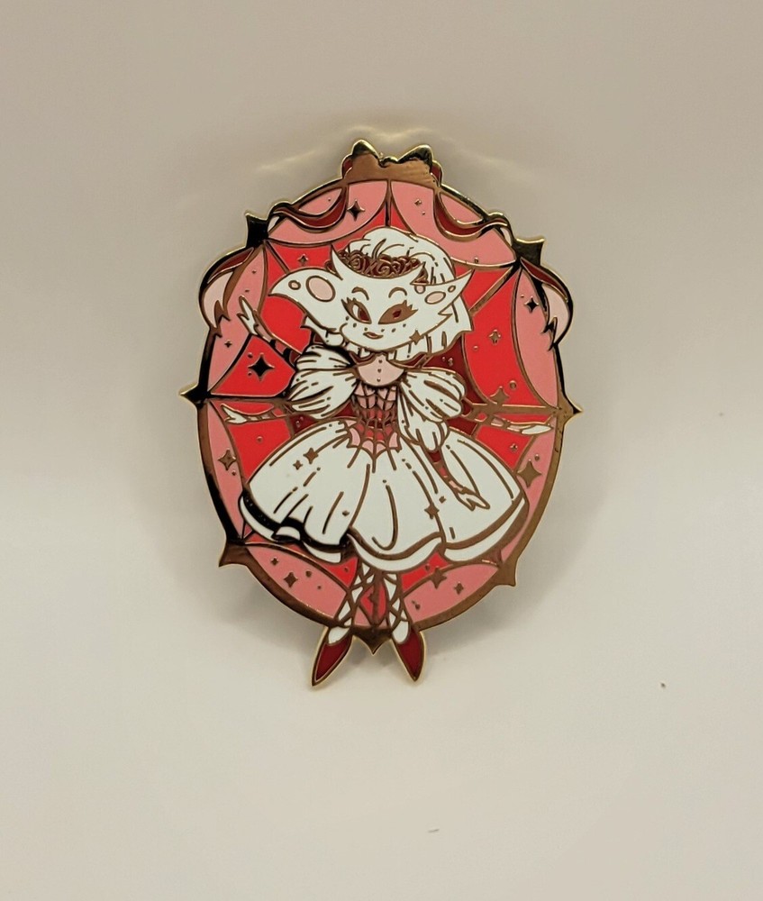 Fanmade Unofficial Hazbin Hotel Americanvvitchcraft Angel Dust Enamel Pin