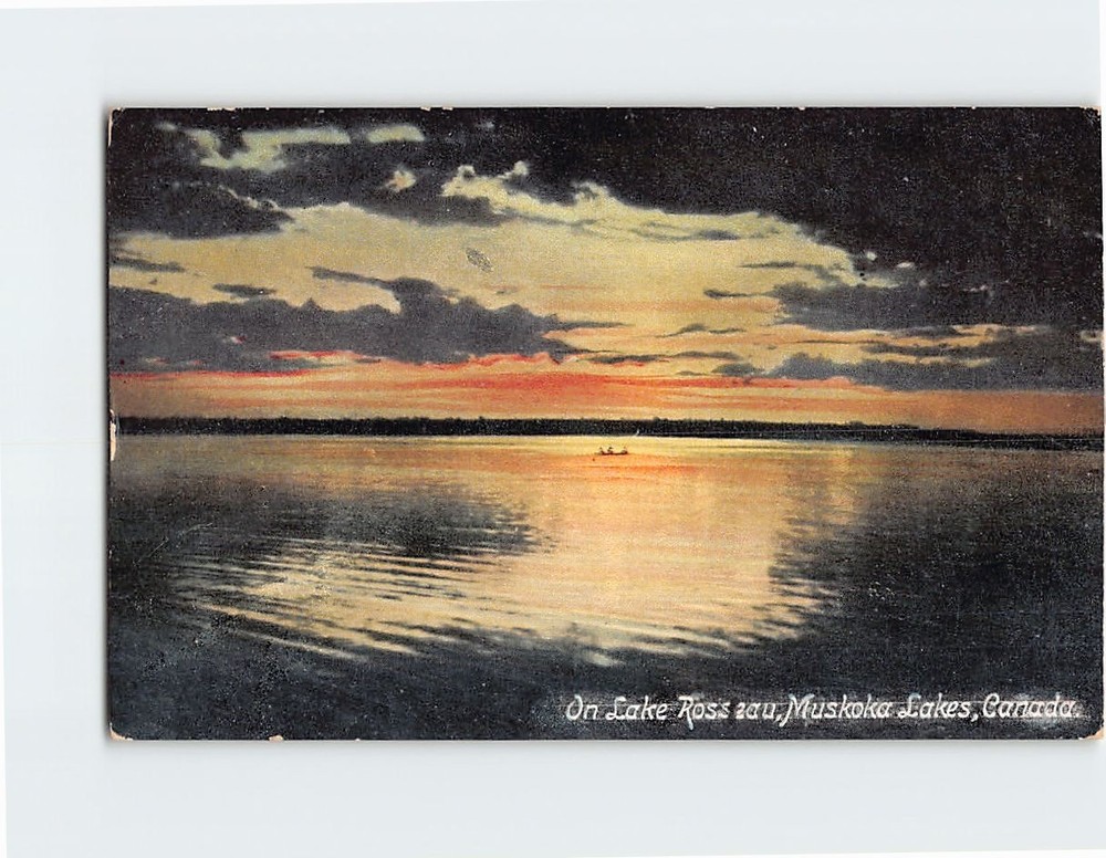 Postcard On Lake Rosseau Muskoka Lakes Canada