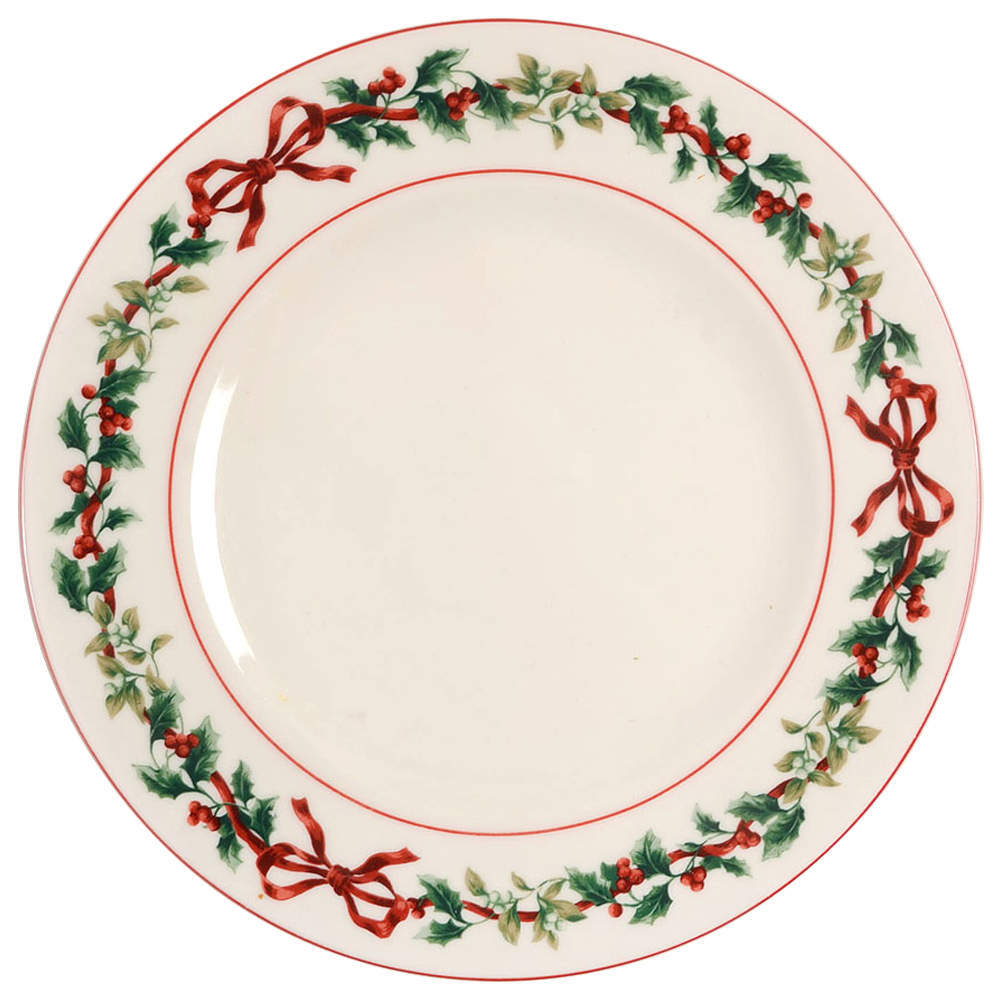 William Roberts Holiday Garland Dinner Plate 5878139