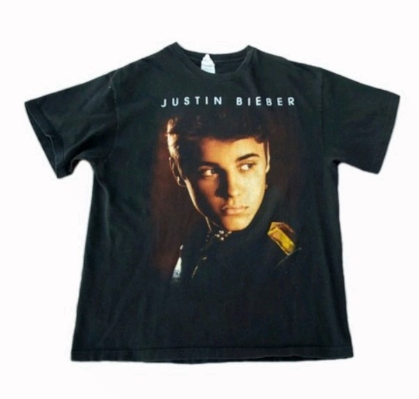 Justin Bieber Believe T Shirt Original Tour 2012/2013 Blk Band Tee Concert