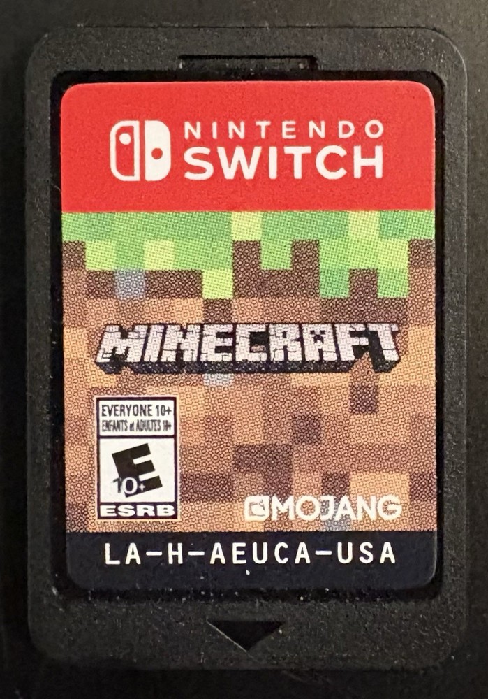 Minecraft (Nintendo Switch, 2018)  Game Only No Case