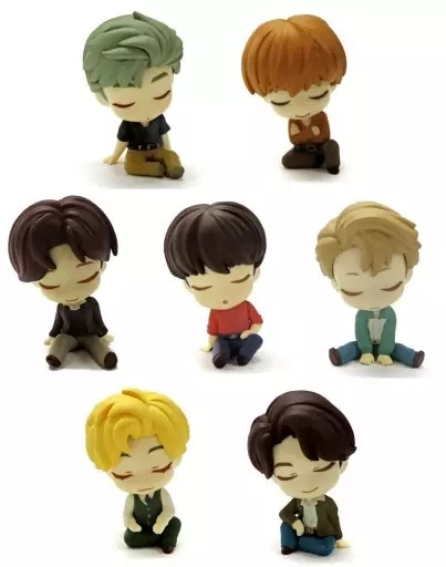 BTS TinyTAN Dynamite Ver. All 7 Mini Figure Set