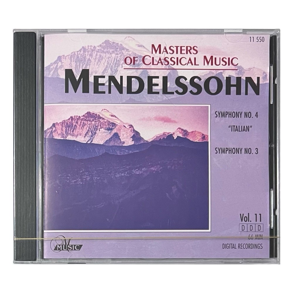 Mendelssohn: Masters Of Classical Music (CD, 1998) Vol. 11 - NEW SEALED
