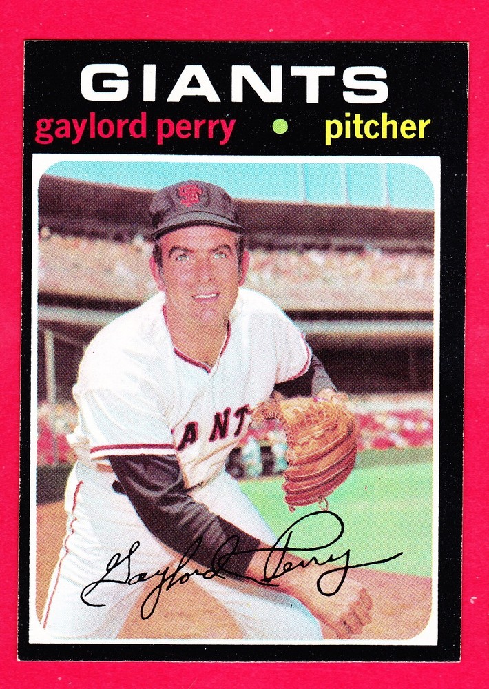1971 Topps #140 Gaylord Perry San Francisco Giants Baseball Card