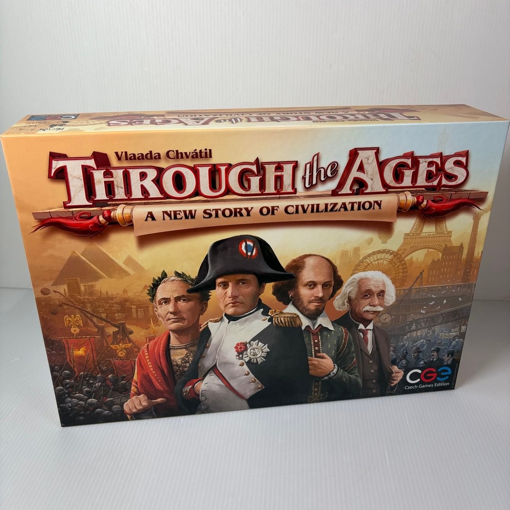 Through the Ages: A New Story of Civilization CGE Board Game 2-4 Players