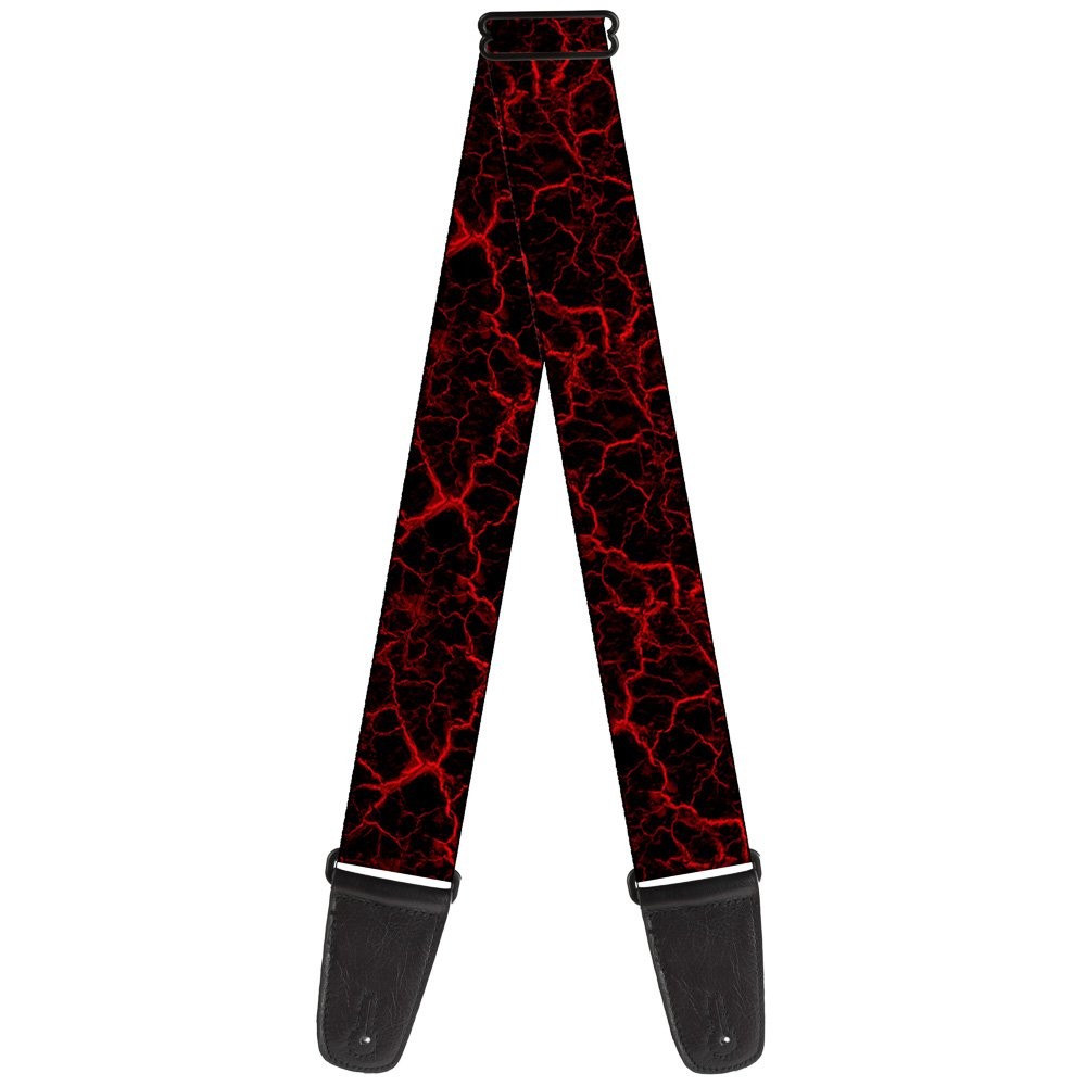 Guitar Strap - Marble Black/Red ACC NEWAnother great item from Rarewaves USA | Free delivery!