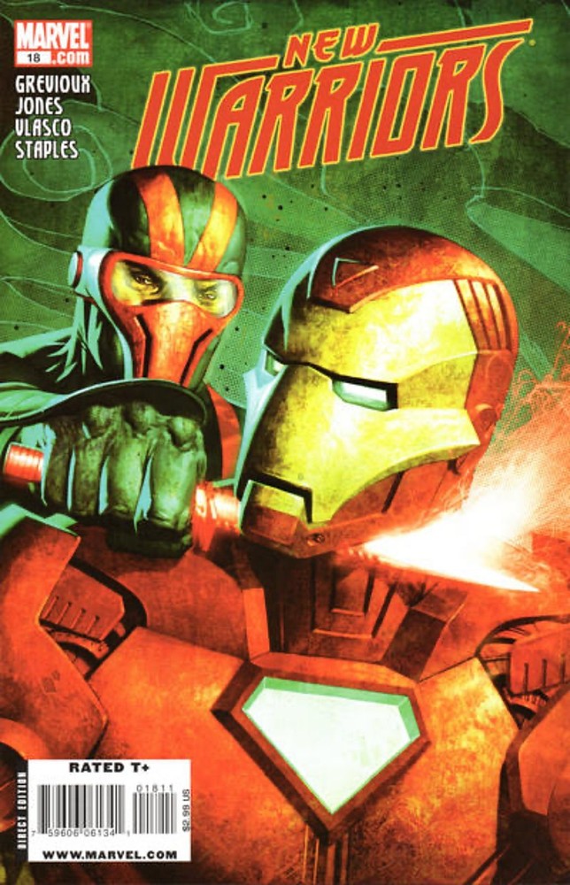 New Warriors #18 Marvel Comics Series 2007-2009 Superhero Action