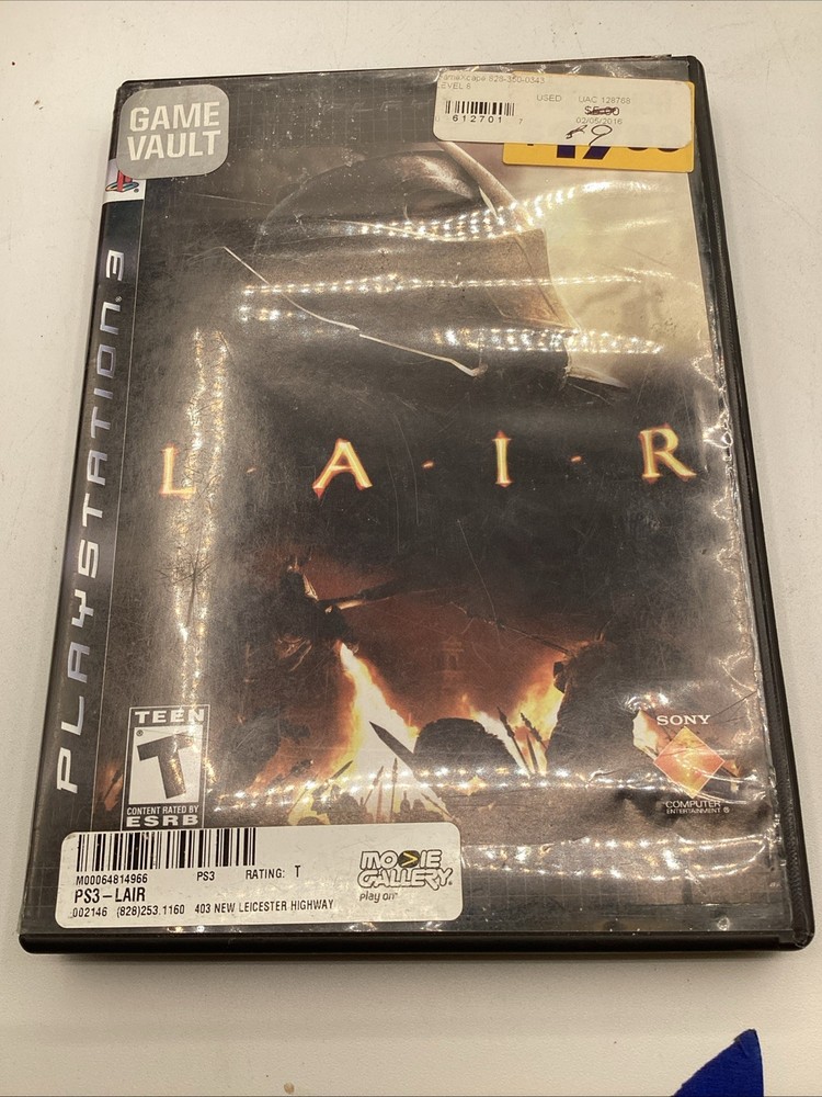 Lair (Sony PlayStation 3, 2007) No Manual