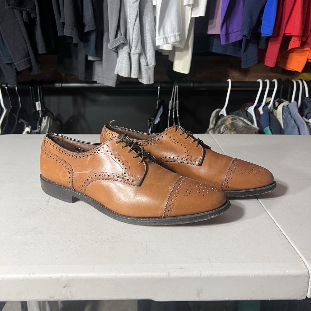 Allen Edmonds Oxford Leather Dress Shoes Size 12 Brown