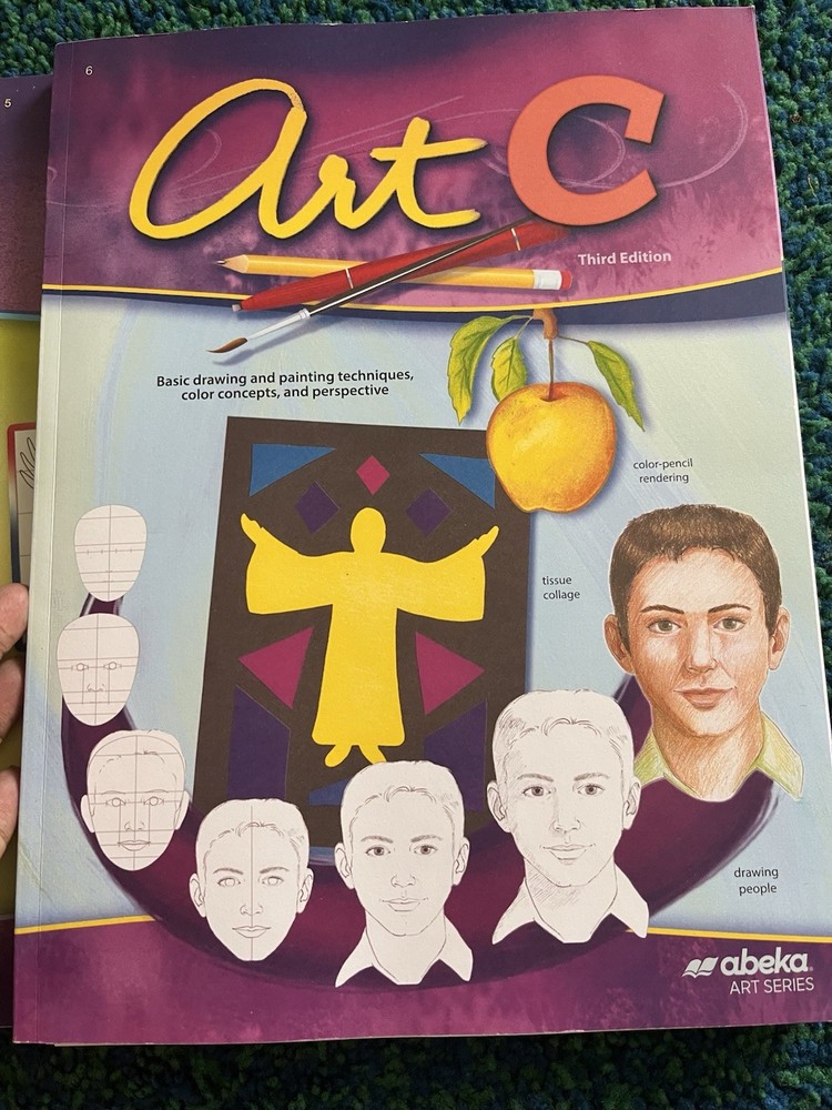 Abeka Homeschool Art Book 6 Grade Art C Student Book 3rd Edition
