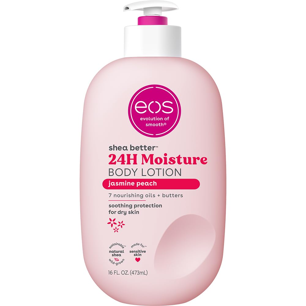 Shea Better Jasmine Peach Body Lotion – 24HR Moisture, Vegan & Non-Greasy