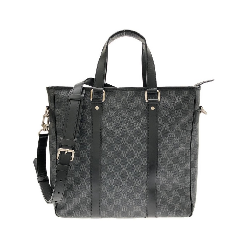 Authentic Louis Vuitton Damier Graphite Tadao PM N41467 Bag #260-008-076-7725