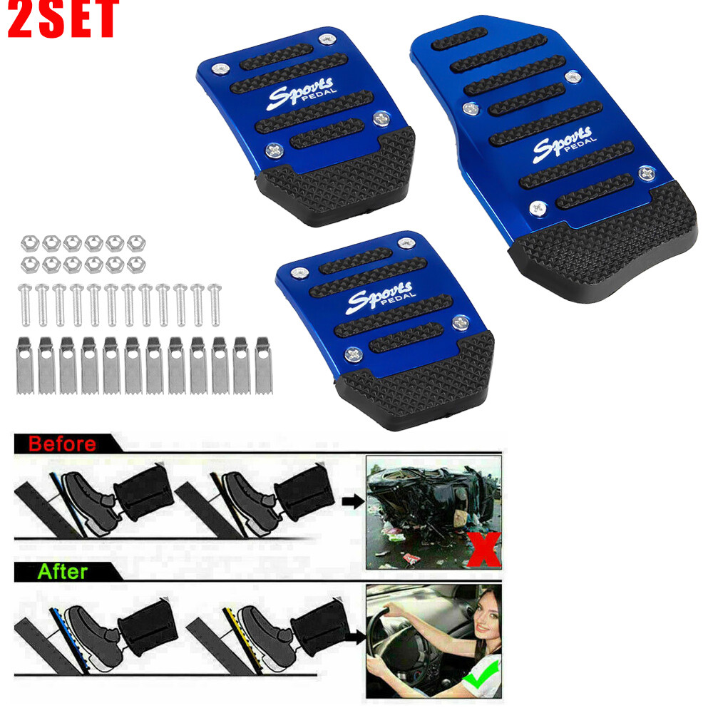 Non-Slip Universal Gas Brake Pedal Cover Set for Cars