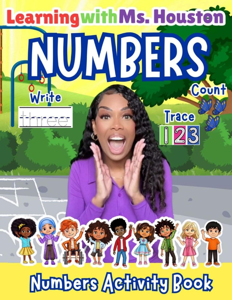 Learning with Ms Houston Counting Activity Book