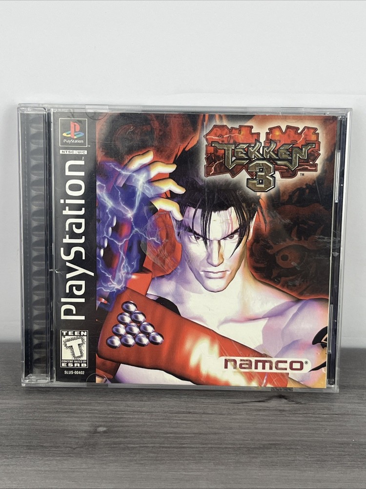 Tekken 3 (Sony PlayStation 1, PS1 1998) Black Label Complete w. Manual