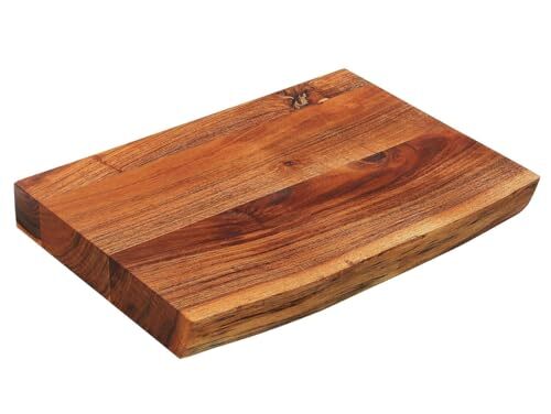 Chopping Board Made of Acacia Wood, Solid Chopping Block, Wooden Chopping