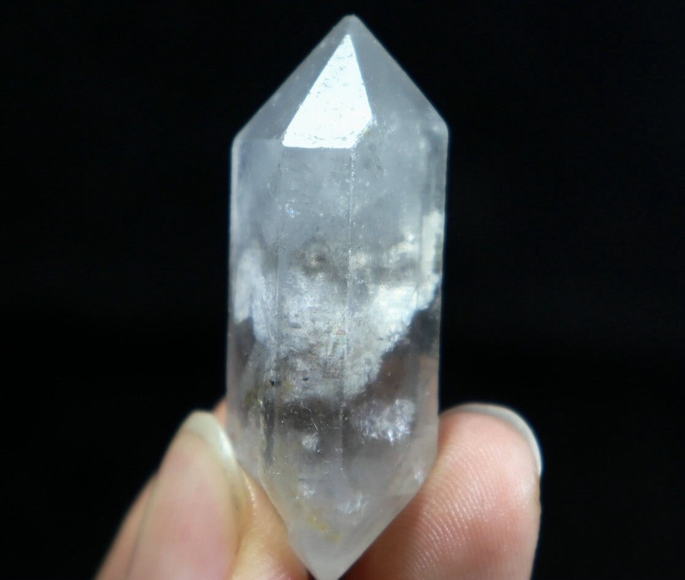 Natural Herkimer Diamond Quartz Crystal Stone Point Healing Mineral Specimen