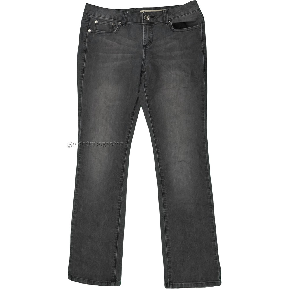 Y2K Vintage DKNY Black Low Rise Denim Jeans 33