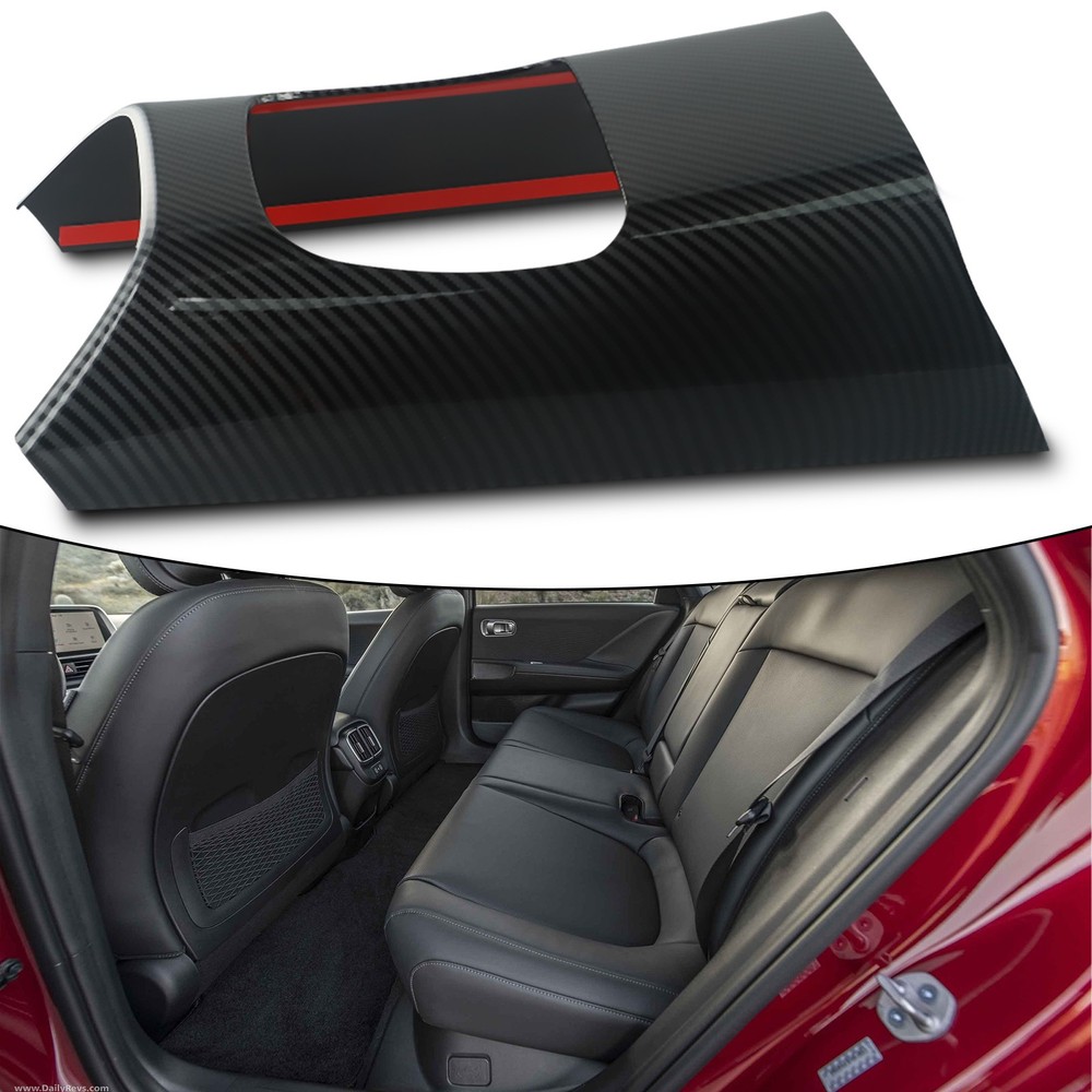 Premium Carbon Fiber Rear AC Vent Cover Trim for Hyundai For IONIQ 6 Vehicles