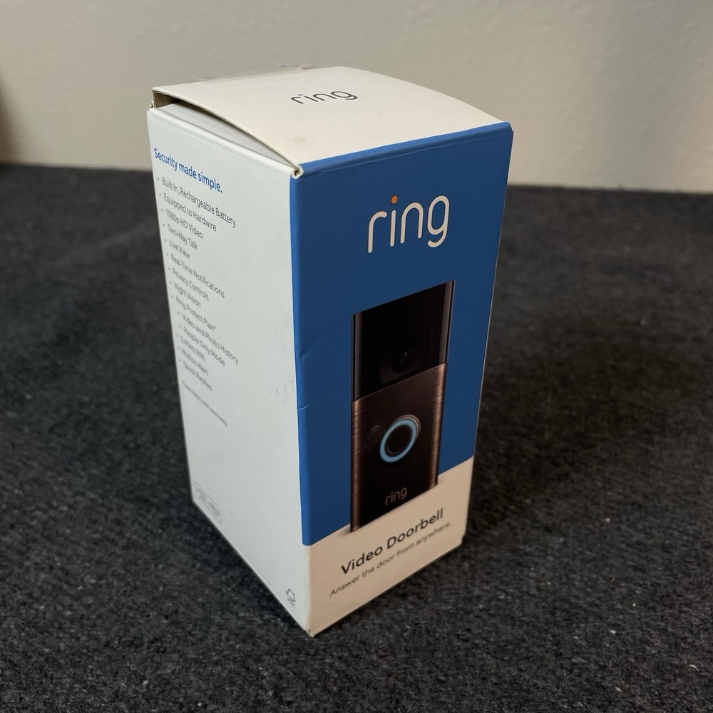 Ring 2nd Gen Video Doorbell - Bronze Finish - Ring Unit ONLY