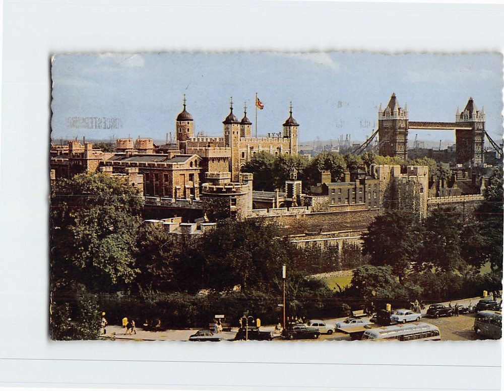 Postcard Tower of London England