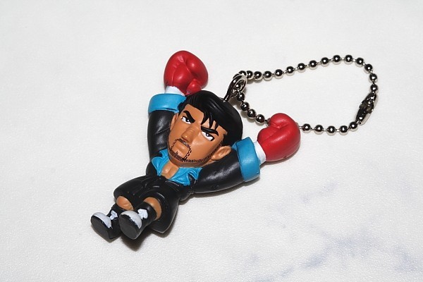 Hajime no Ippo Date Figure Keychain Japan Anime Vintage Rare Boxing Magazine
