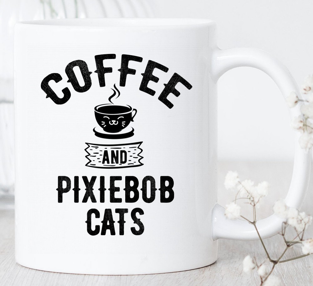 Pixiebob Cat Lover Coffee Mug Fun Gift for Cat Enthusiasts  