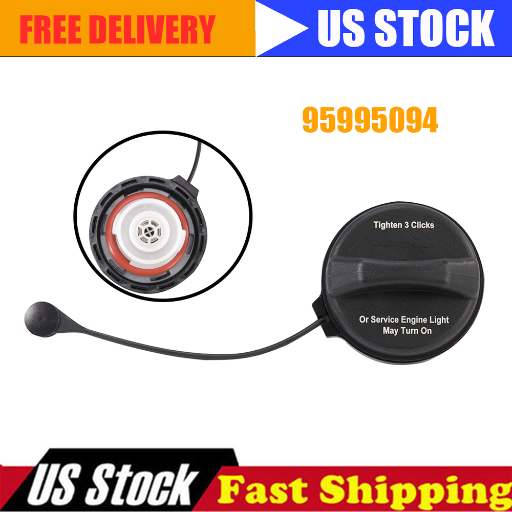 Fuel Tank Gas Cap Cover with Tether for 95995094 Chevy GMC Buick Pontiac