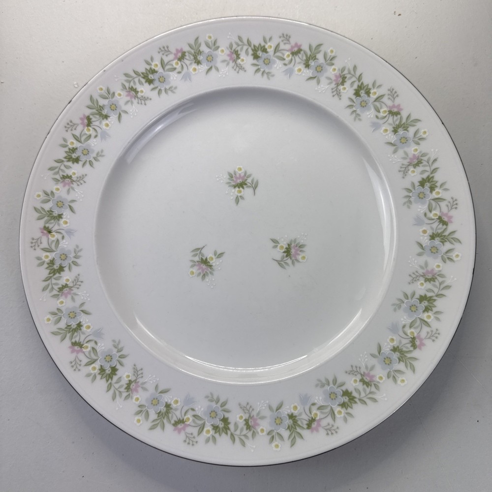 Johann Haviland Forever Spring 10-1/8” Dinner Plates, Bavaria Germany - Set Of 4