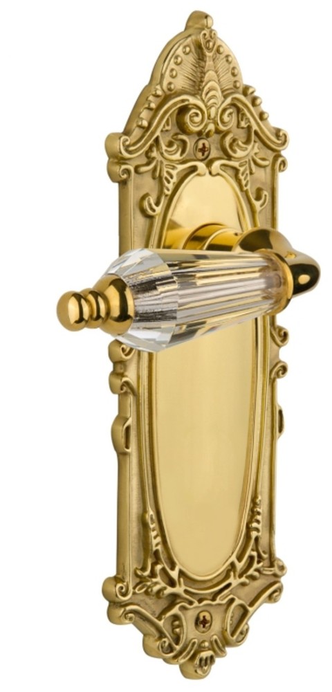 Nostalgic Warehouse VICPRL Parlor Solid Brass Privacy Knob in Brass Finish