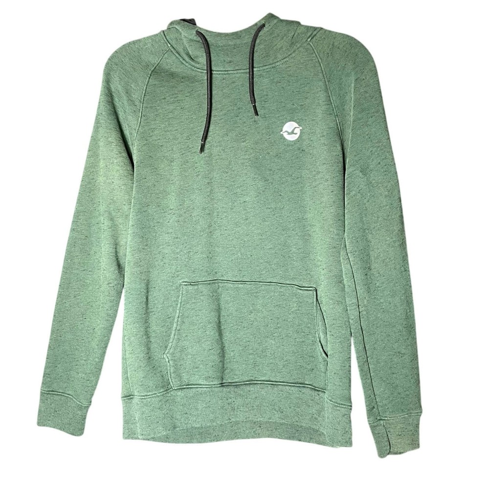 Hollister Mens Sz S Forrest Green Marled Hoodie Casual Cabin Fall