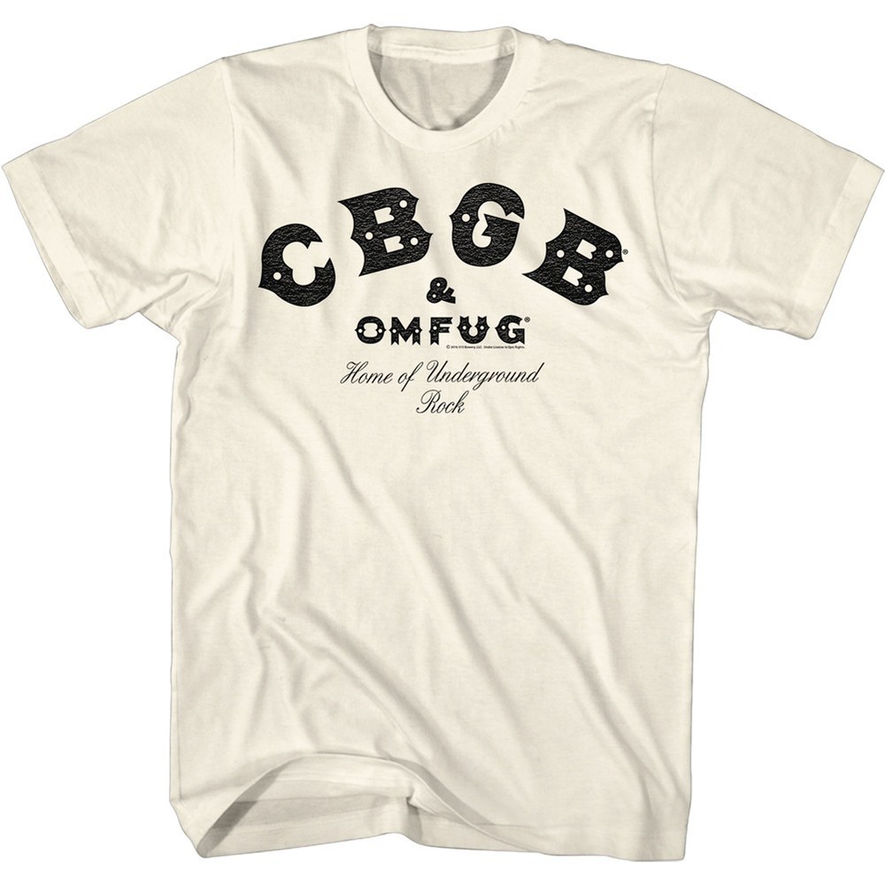 CBGB & OMFUG Home Of Underground Rock Men's T Shirt LG