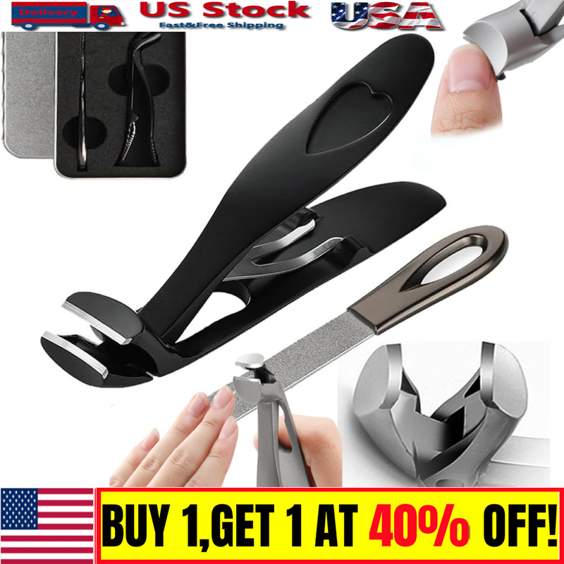 Cumuul ClipMaster Pro, Ergonomic Angled Head Senior Toenail Clipper US